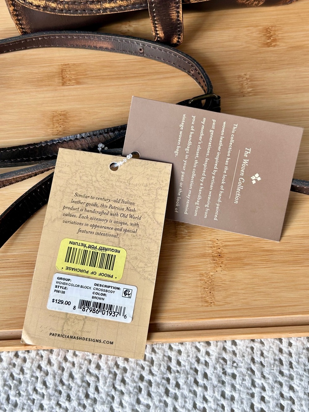 sold • New Patricia Nash small crossbody - Picture 8 of 9